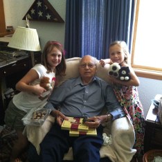 Emma, Grandpa, Hannah